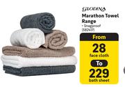 Glodina Marathon Towel Range (Face Cloth)