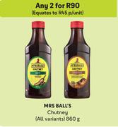 Mrs Ball's Chutney (All Variants)-For Any 2 x 860g