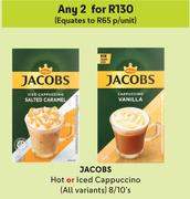 Jacobs Hot Or Iced Cappuccino (All Variants)-For Any 2 x 8/10's