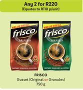 Frisco Gusset Original Or Granules-For Any 2 x 750g
