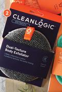 Clean Logic Dual Texture Body Scrubber 1 Piece