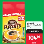 Nescafe Ricoffy Value Refill-800g Each