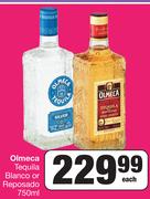 Olmeca Tequila Blanco Or Reposado-750ml Each