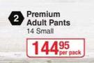 Softi Premium Adult Pants (Small)-14 Per Pack