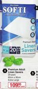 Softi Premium Adult Linen Savers-20 Per Pack