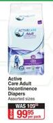 Active Care Adult Incontinence Diapers-Per Pack
