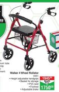 Walker 4 Wheel Rollator
