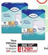 Tena Proskin Pants (Medium Or Large)-10 Per Pack