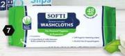Softi Premium Disposable Washcloths (Wipes)-48 Per Pack