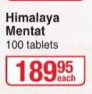 Himalaya Mentat-100 Tablets Each