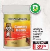 Lifestyle Nutrition Gummy Bears-60 Bears