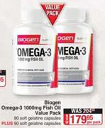 Biogen Omega-3 1000mg Fish Oil Value Pack-Per Pack
