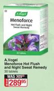 A.Vogel Menoforce Hot Flush & Night Sweat Remedy-30 Tablets