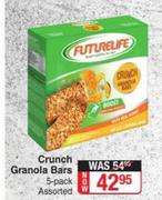 Future Life Crunch Granola Bars Assorted-5 Per Pack