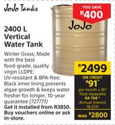 JoJo 2400L Vertical Water Tank