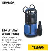 Gransa 550W Mini Waste Pump