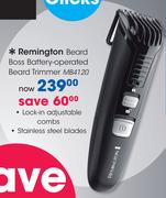 Remington Beard Boss Battery-Operated Beard Trimmer MB4120