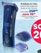 BaByliss For Men W-Tech Rechargeable Beard & Hair Trimmer T101A