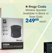 Ifrogz Coda Wireless Speaker-Each