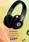 Volkano Impulse Series Black Bluetooth Headphones