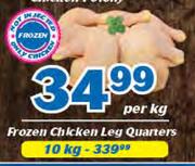 Frozen Chicken Quarters-10Kg