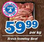 Fresh Stewing Beef-Per Kg