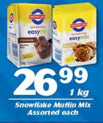 Snowflake Muffin Mix Assorted-1Kg Each