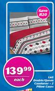 L&G Double/Queen Comforter + 2 Pillow Cases-Each