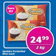 Spekko Parboiled Rice-2kg Each