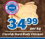 Cornish Hard Body Chicken-Per kg