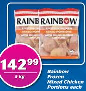 Rainbow Frozen Mixed Chicken Portions-5kg Each