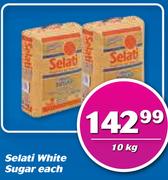 Selati White Sugar-10Kg Each
