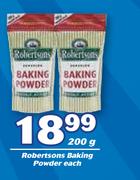 Robertsons Baking Powder-200g Each