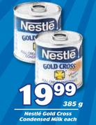 Nestle Gold Cross Condensed Milk-385g Each
