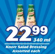 Knorr Salad Dressing Assorted-340ml Each