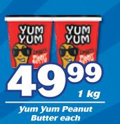 Yum Yum Peanut Butter-1kg Each