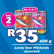Lucky Star Pilchards Assorted-For 2 x 400g