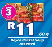 Royco Packet Soup Assorted-For 3x60g