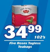 Five Roses Tagless Teabags-102's