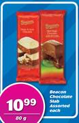 Beacon Chocolate Slab Assorted-80g Each