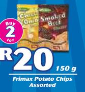 Frimax Potato Chips Assorted-2x150g