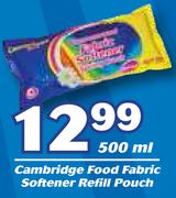 Cambridge Food Fabric Softener Refill Pouch-500ml
