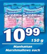 Manhattan Marshmallows-150g Each