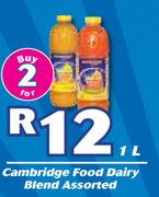 Cambridge Food Dairy Blend Assorted-2x1Ltr