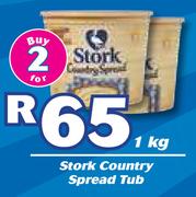 Stork Country Spread Tub-2x1Kg
