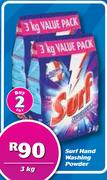 Surf Hand Washing Powder-2x3Kg
