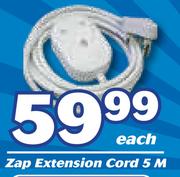 Zap 5m Extension Cord