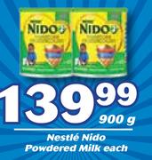 Nestle Nido Powdered Milk-900g Each