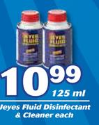 Jeyes Fluid Disinfectant & Cleaner-125ml Each