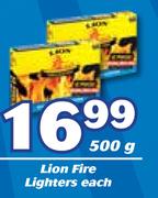 Lion Fire Lighters-500g Each